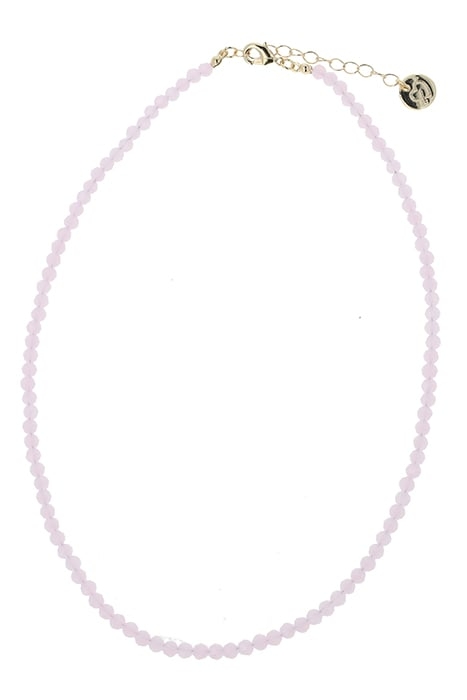 BEADS NECKLACE - PINK GOLD AND PINK 1