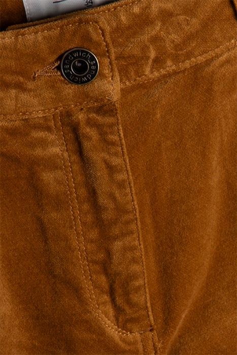 TROUSER WOVEN LONG 24001850 GOLDEN BROWN 3