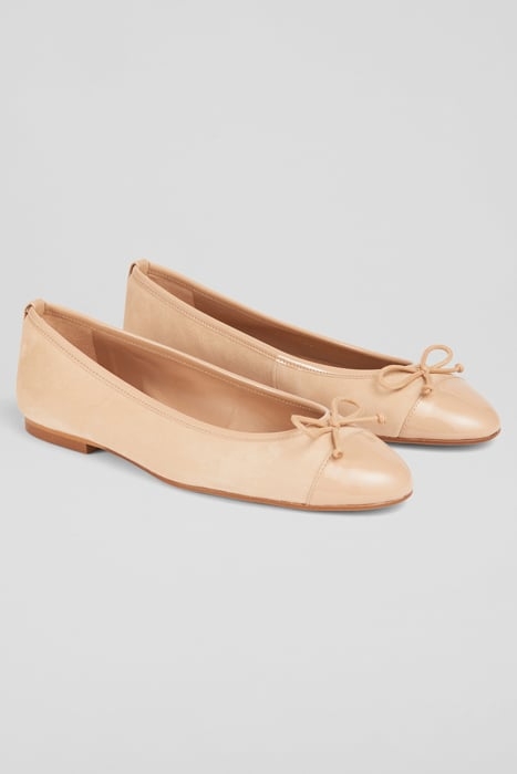 KARA BALLERINA SHOES ALMOND 2