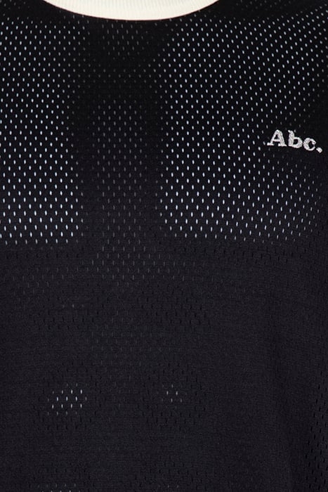 ABC. – MESH S/S RINGER TEE BLACK 3