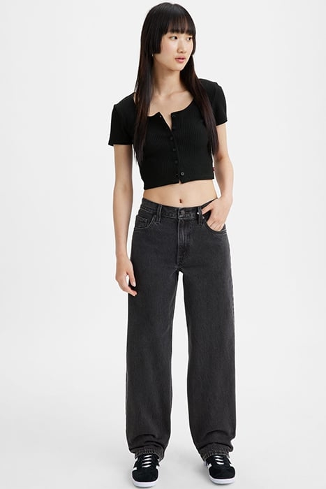 BAGGY STRAIGHT JEANS GREY 8