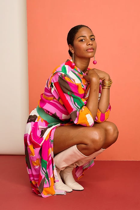 DRESS - CAPE TOWN MULTI COLOUR 7