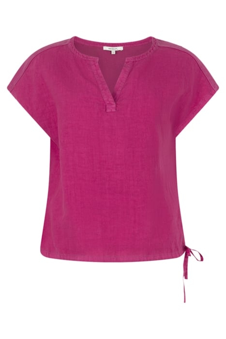 BLOUSE WOVEN CAP SLEEVES FESTIVAL FUCHSIA 5