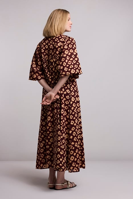 DRESS FLOWER MIX RED GRAPE 2