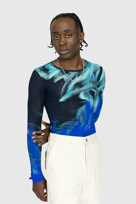 GERRIT JACOB – MESH LONG SLEEVE BLACK 1