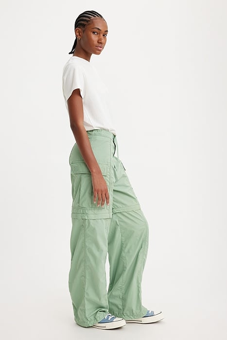 CONVERTIBLE CARGO PANT GREEN 5