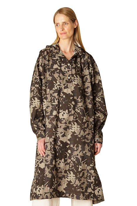 RAIN221SPP PONCHO BROWN CAMO 1