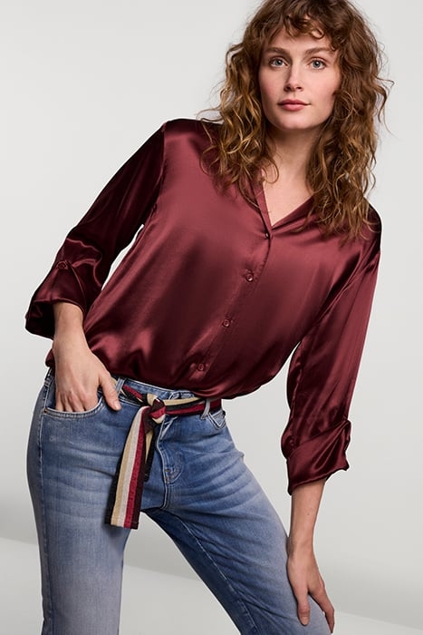 KNITTED MULTICOLOUR BELT LATTE 3