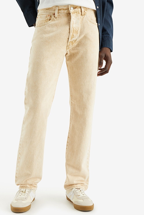 501 STRAIGHT JEANS BEIGE 1