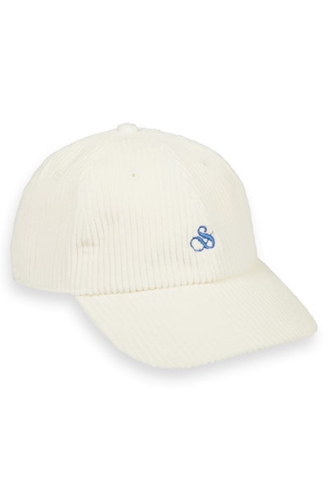 HEAVY CORD CAP OFF WHITE 1