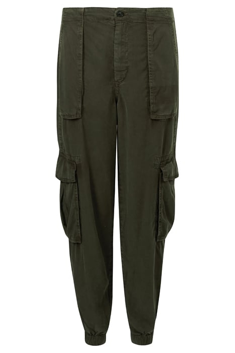 FREDA TENCEL TROUSER KHAKI GREEN 5