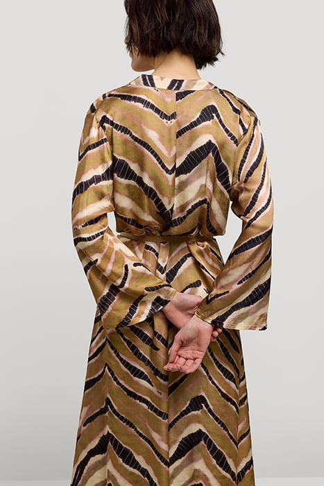 DRESS ZIGZAG GREEN LENTIL 4