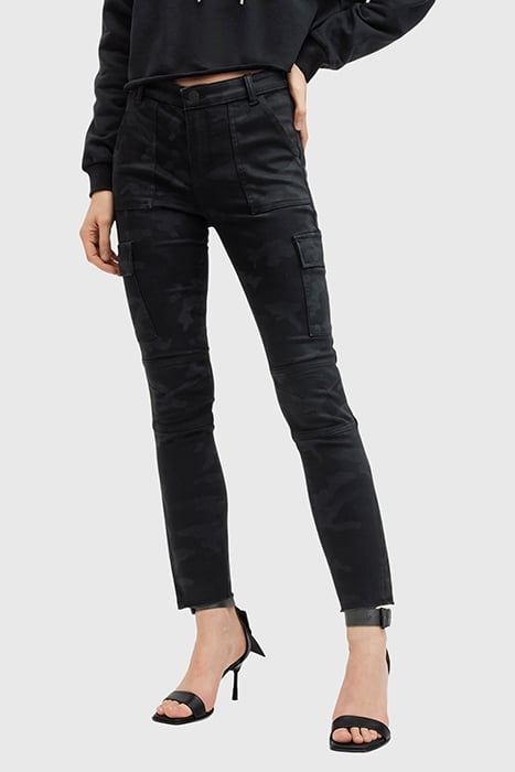 DURAN CAMO CARGO WASHED BLACK 1