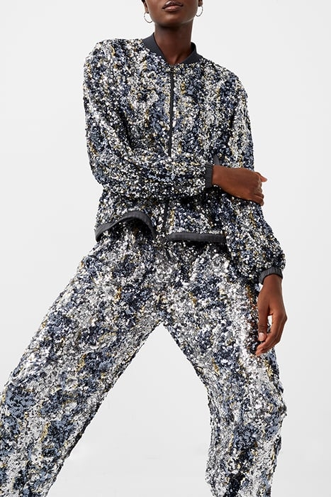 BINALO SEQUIN JACKET WHITE 1