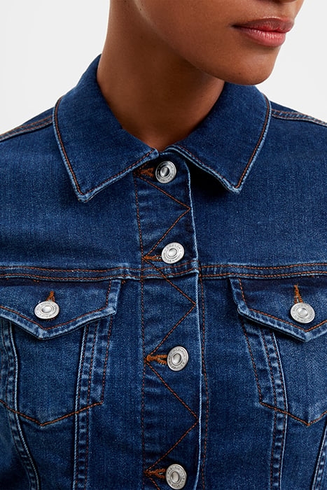 STRETCH TRUCKER JKT BLUE 4