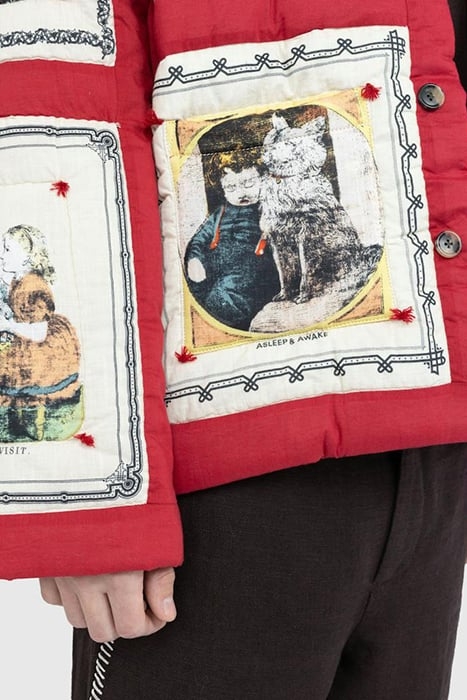 BODE – STORYTIME QUILT JACKET RED MULTI 4