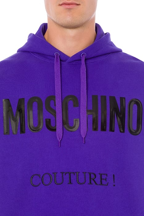 VINYL MOSCHINO COUTURE HOODIE PURPLE 4
