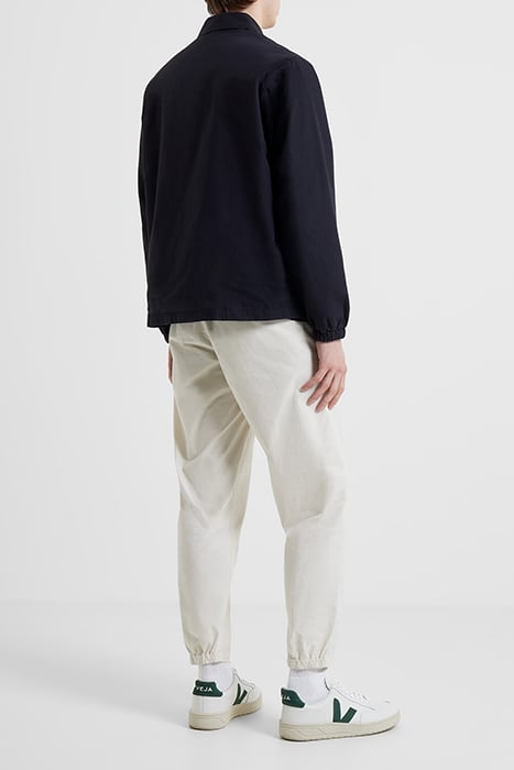 PEACHED COTTON COACH JACKET BLACK ONYX 3