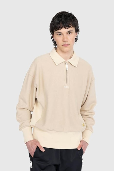 ABC. – TRI-TONE QUARTER ZIP SWEATSHIRT 1
