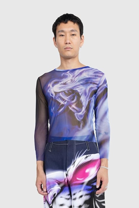 GERRIT JACOB – MESH LONG-SLEEVE LILAC 1
