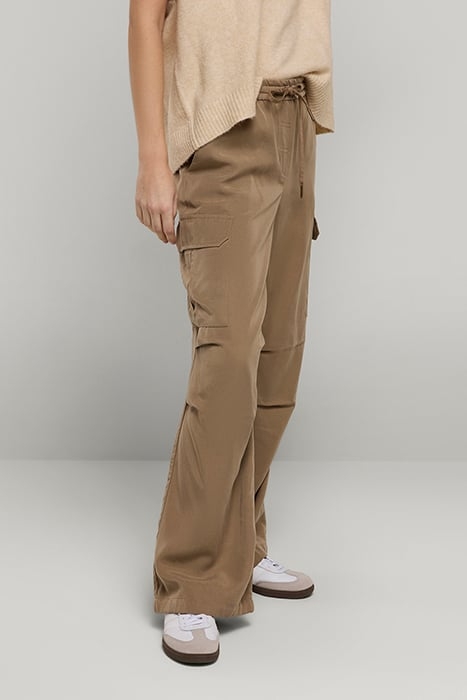 TROUSERS CARGO TENCEL FUNGHI 3
