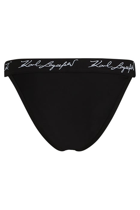 SIGNATURE BIKINI SWIM BOTTOM BLACK 2