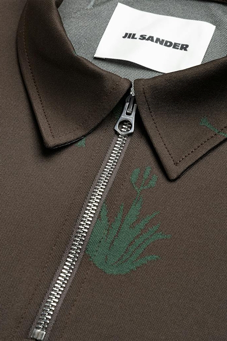 JIL SANDER – POLO SHORTSLEEVE BROWN 5