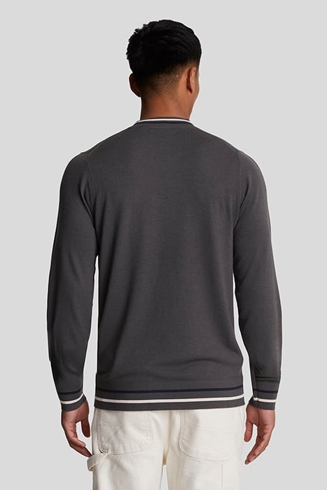 FLEECE LONG SLEEVE GUNMETAL 2