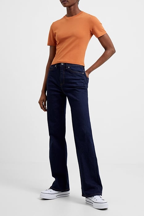 RALLIE COT ELAS SS CREW TEE BROWN 2