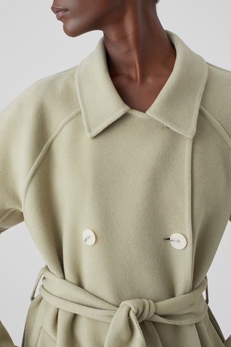 WOOL TRENCH COAT JACKETS & COATS GREY MARBLE 5