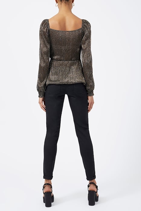 SHIMMER SPARKLE LS TOP BLACK 3