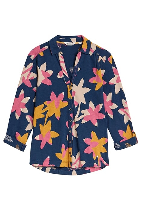 ANNIE JERSEY SHIRT NAVY PRINT 3