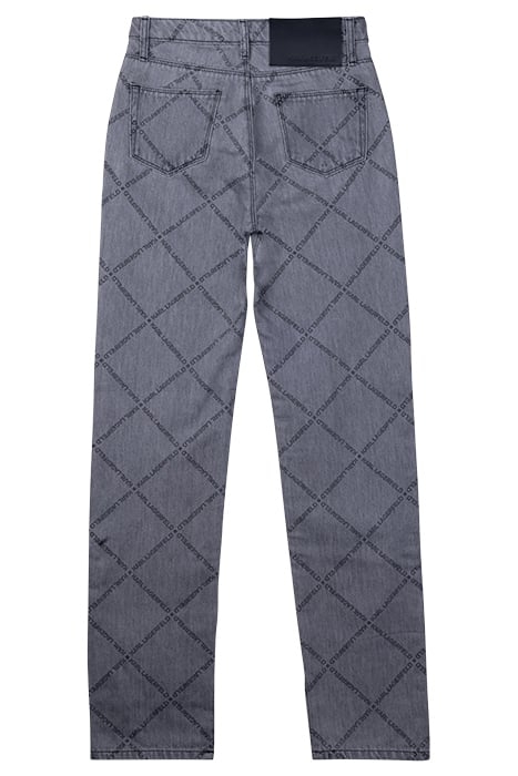 PRINTED RELAX FIT DENIM PANTS KL 2