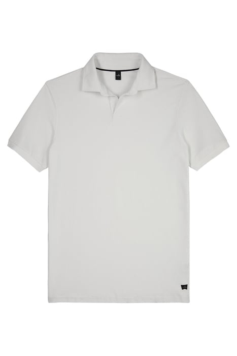 PAGE | TECH STRETCH POLO PURE WHITE 1