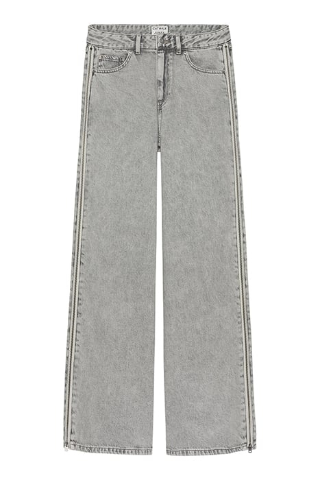 LOOSE FIT JEANS WITH ZIPPER DETAIL CHATEAU GREY 4