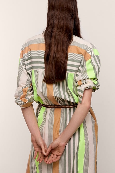 TUNIC BLOUSE STRIPE FLUO MULTICOLOUR 4