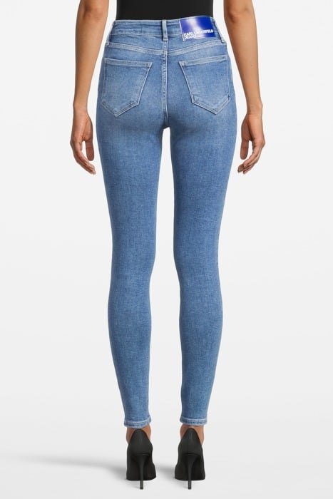 KLJ HR SKINNY DENIM WASHED BLUE 2