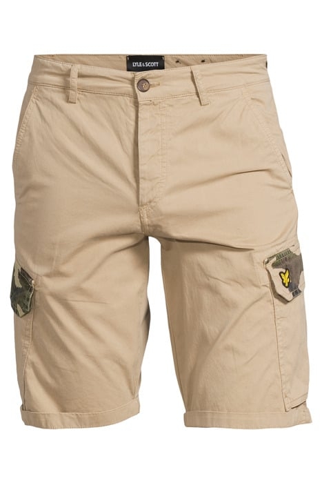 WEMBLEY CARGO SHORT ECRU/DESERT CAMO 3