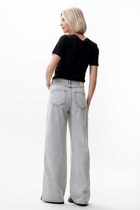 LOOSE FIT JEANS WITH ZIPPER DETAIL CHATEAU GREY 3