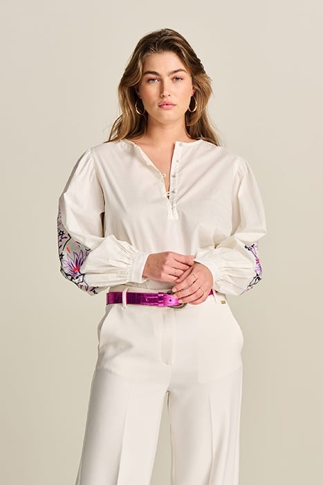 BLOUSE - EMBROIDERY PURPLE 1