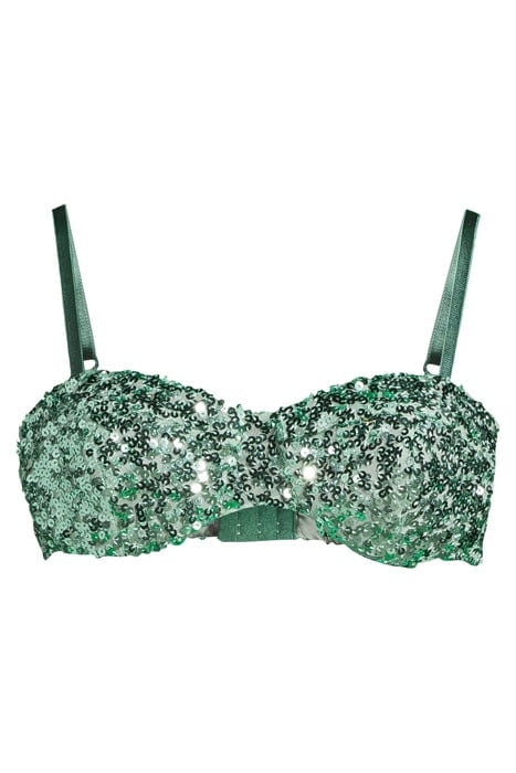 BRA WITH SEQUINS GREEN 3
