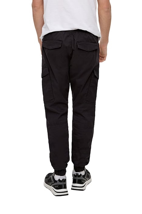 S.OLIVER-QS PANTS GREY/BLACK 2