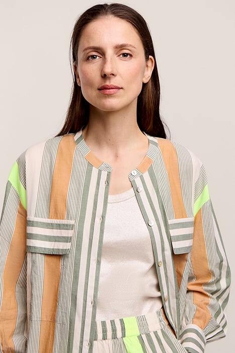 TUNIC BLOUSE STRIPE FLUO MULTICOLOUR 3
