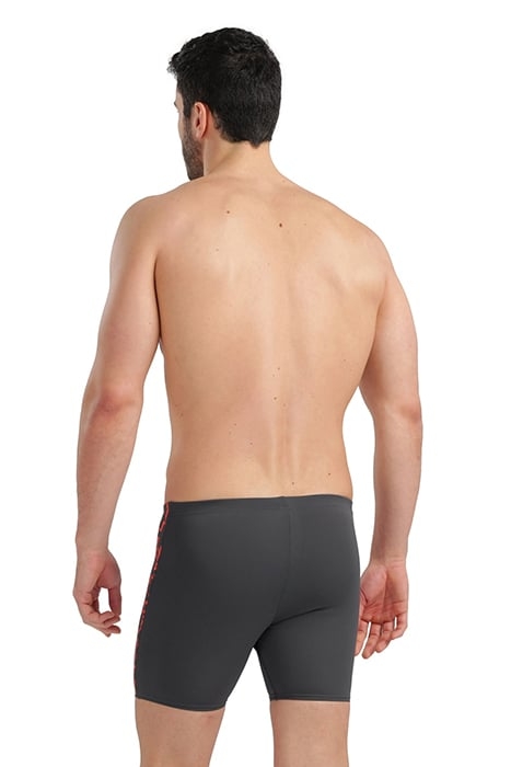 MEN'S SWIM MID JAMMER GRAPHIC ASPHALT 2