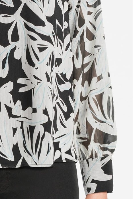 S.OLIVER BLOUSES GREY/BLACK 4