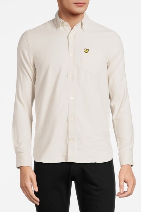 PLAIN FLANNEL SHIRT LIGHT MIST 1