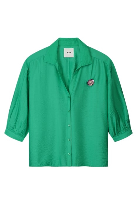 BLOUSE - VIOLET LUSH GREEN 4