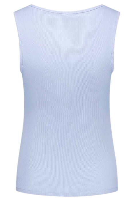 RIB SINGLET ICE BLUE 2