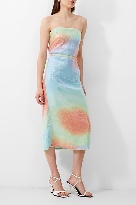 CARWEN ANISHA SEQUINNED DRESS BLUE 1