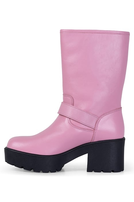 CALFSKIN BOOTS PINK 3